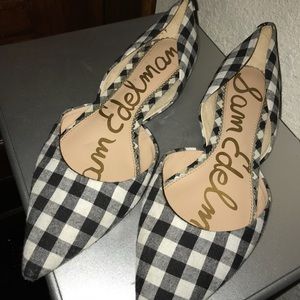 Sam Edelman checkered flats